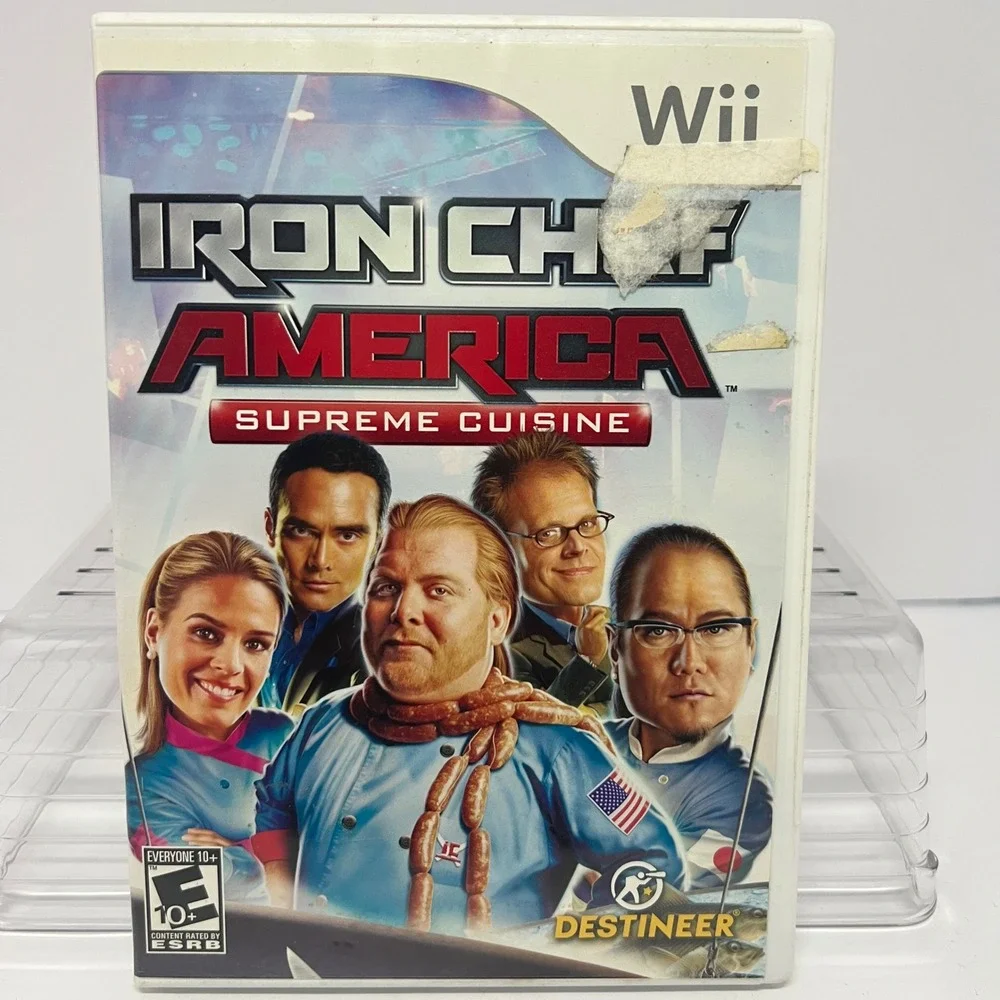 Iron Chef America Supreme Cuisine Nintendo Wii Game No Manual Tested Gaming Cook